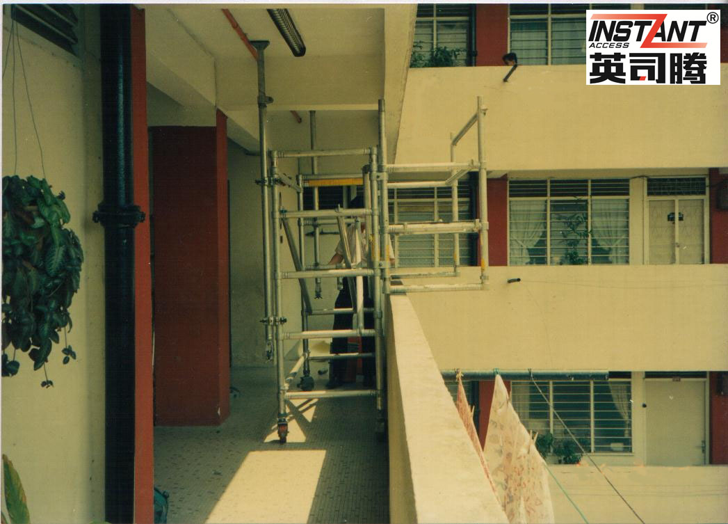 铝合金脚手架在核电建造核心筒内部施工中的应用及优势